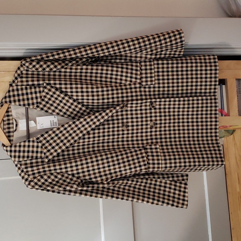 Longer double breast blazer